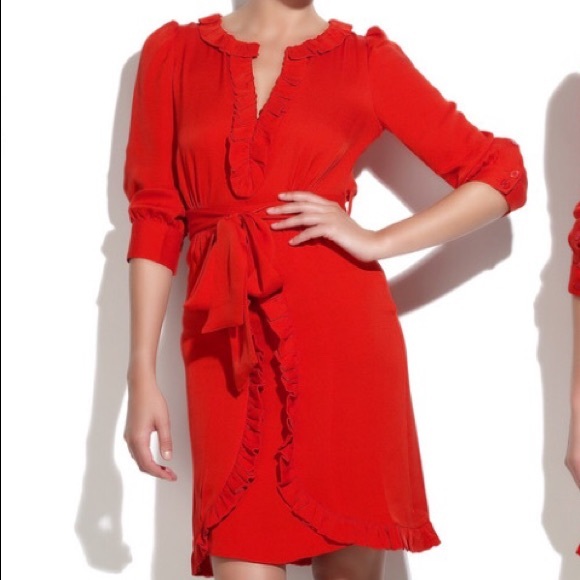 Marc By Marc Jacobs Dresses & Skirts - ⬇️$79 Marc by Marc Jacobs Silk crepe ruffle dress